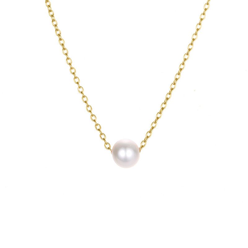 Women's Simple Pearl Necklace