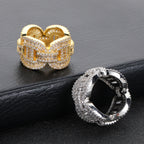 Street Style | Pig Nose Cuban Chain Ring