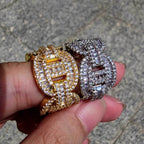 Street Style | Pig Nose Cuban Chain Ring
