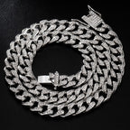 Women's Iced 10mm Tear Drop Miami Cuban Chain