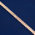 10MM Moissanite Diamond Prong Cuban Chain
