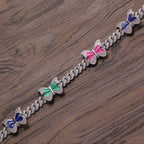 13mm Personalized Butterfly Necklace