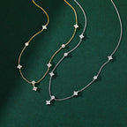Sterling Silver Clovers Chain