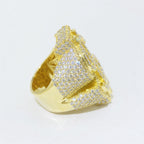 Moissanite Dollar Ring