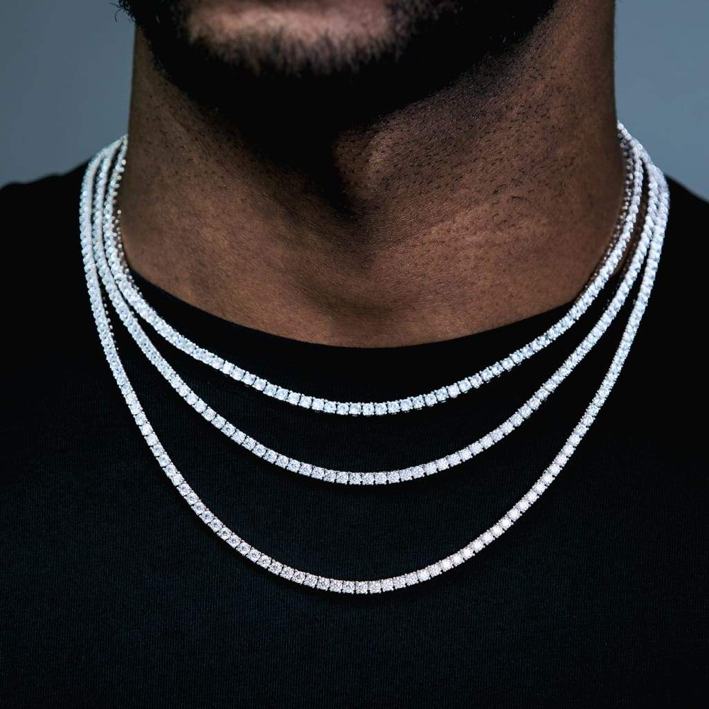 4mm Moissanite Diamond Tennis Chain