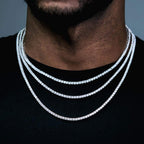4mm Moissanite Diamond Tennis Chain