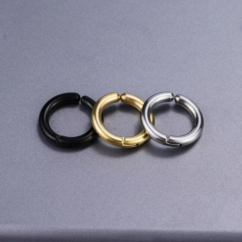 10/12/14/16mm Ear clip Stainless Steel Earrings
