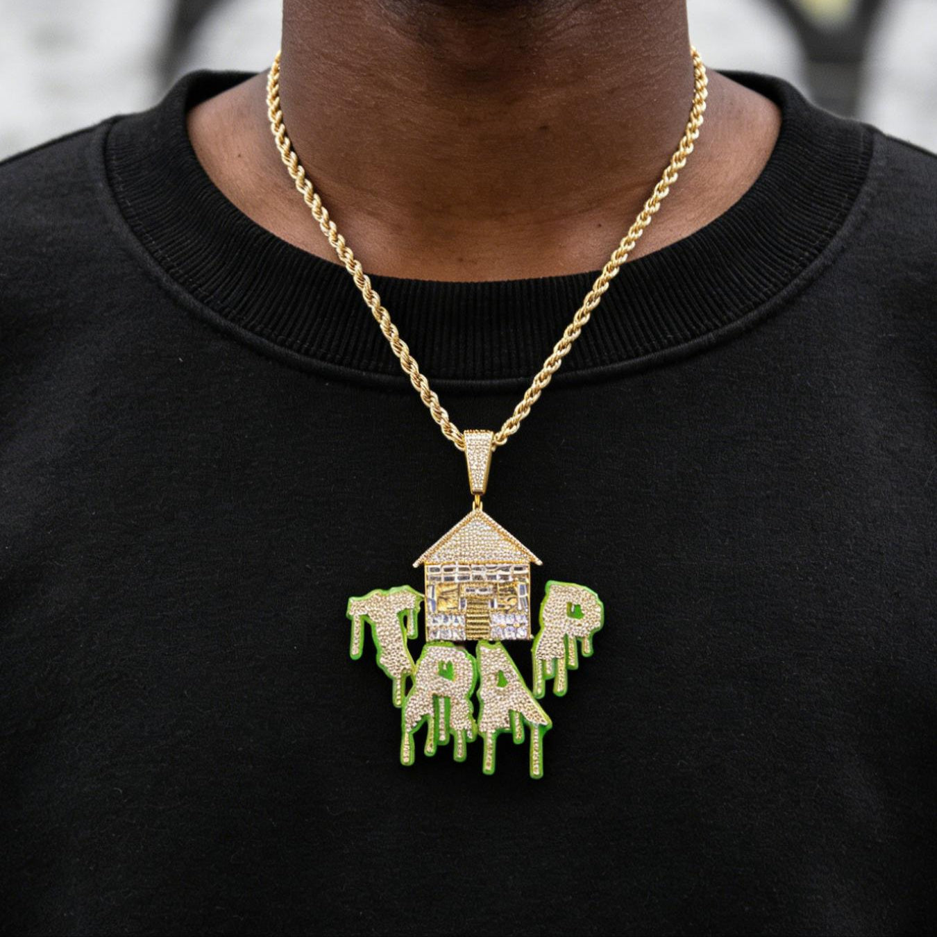 Hip-hop pendant TRAP House Pendant