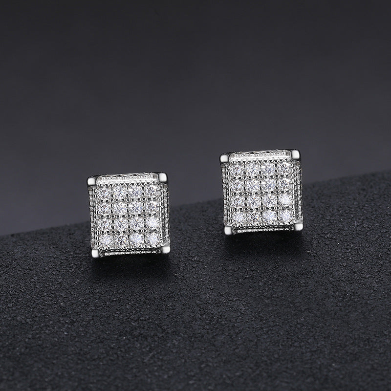 S925 & VVS Moissanite 1.2mm Earrings