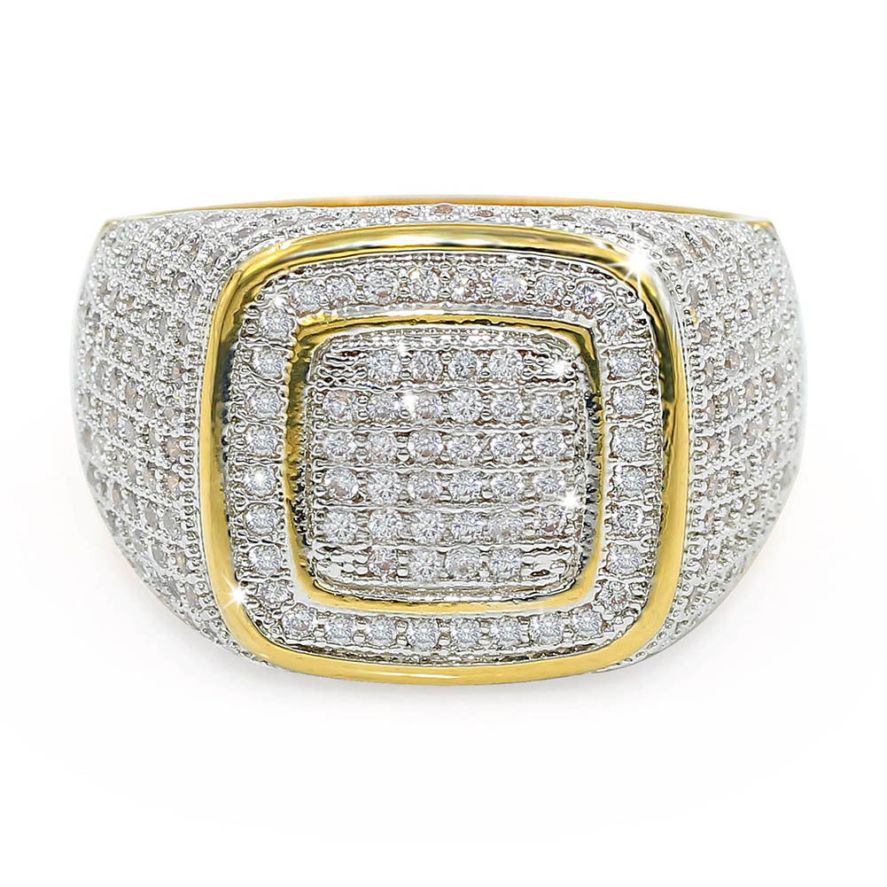 Hip Hop | Round Cut Men's Ring