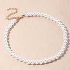 Women's 4mm/5mm/6mm/8mm/10mm Pearl Necklace