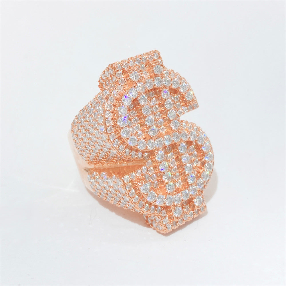 Moissanite Dollar Ring