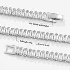 Iced Baguette Cut Tennis Chain Set