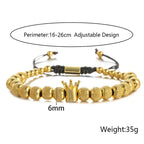 Street Style | King Crown Beads Adjustable Bracelet