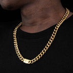 10mm Cross Box Buckle Cuban Chain