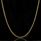 Women's 3mm Cuban Chain in Gold