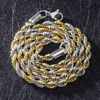 5mm Gold & Silver Two-Tone Rope Chain