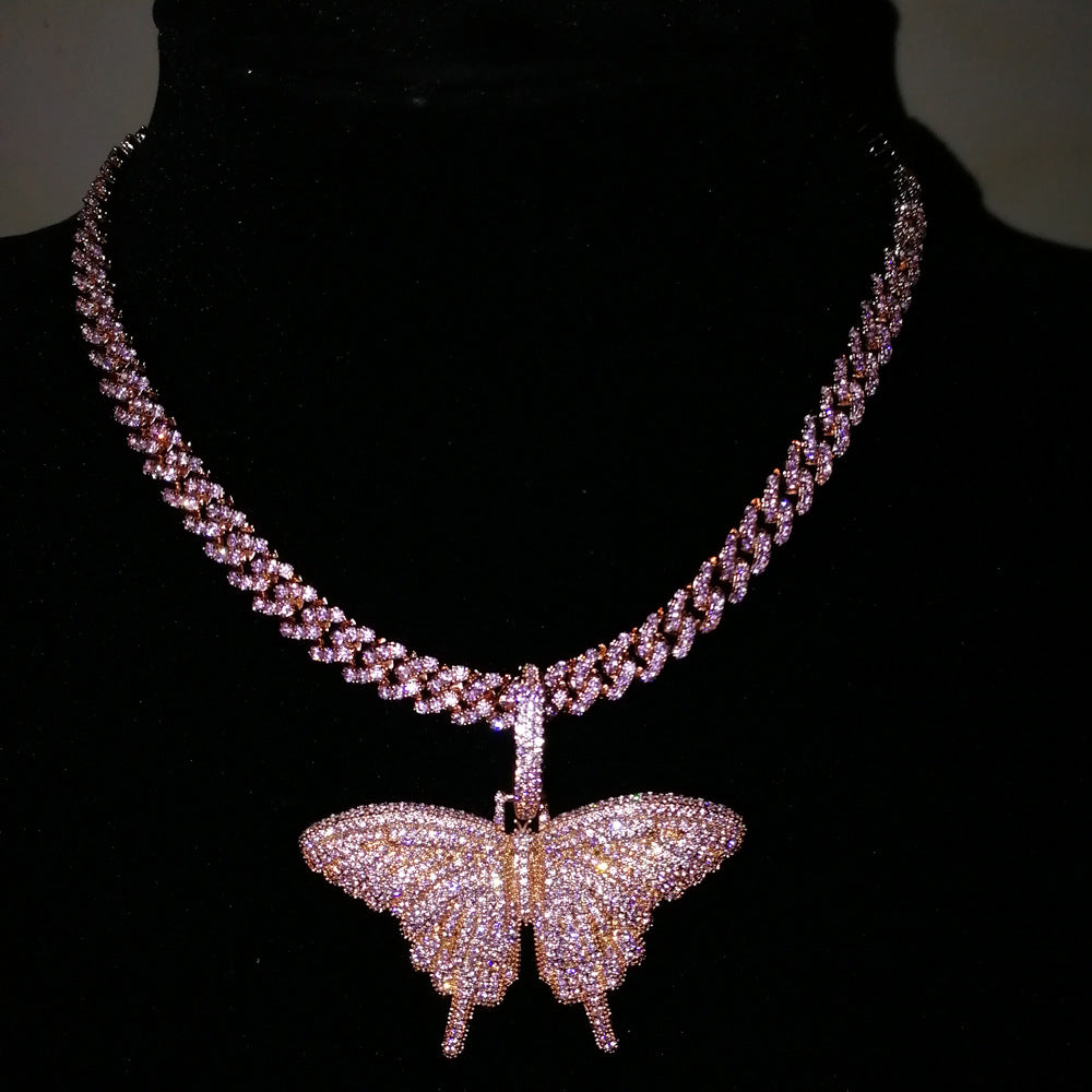 8mm Butterfly Cuban Chain