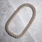 Iced Miami Chain - 20mm Width in 18K Gold