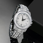 Iced Heavy Metal Hip Hop Watch - 40.6mm White Gold