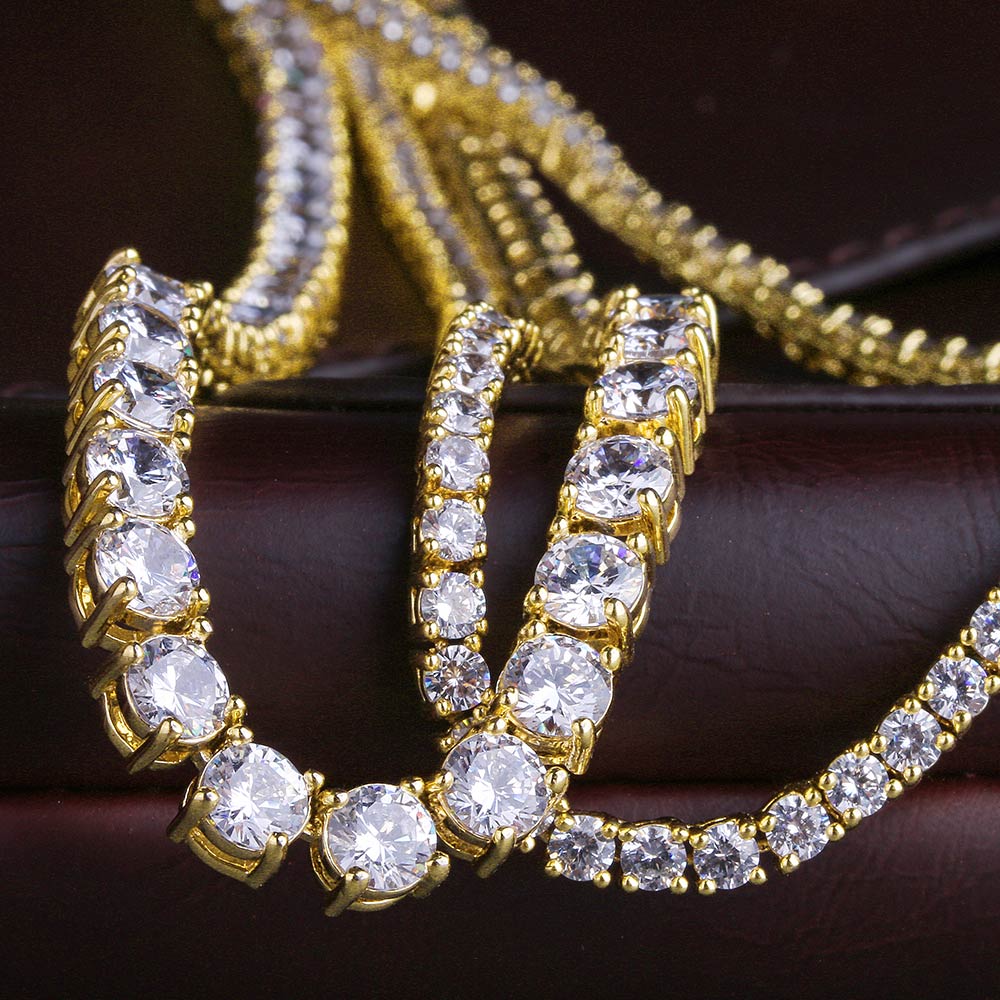 5mm + 3mm Tennis Chain Set - 5A CZ