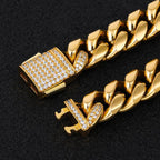 12mm Miami Moissanite Cuban Link Chain