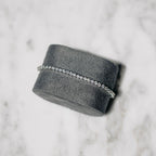 3mm Moissanite Tennis Bracelet White Gold