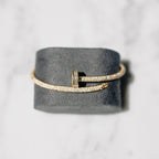 Moissanite Iced Nail Bracelet