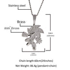 Street Style | Iced Out Backpack Pendant