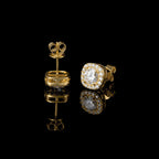 0.5 Carats *2 VVS1 Moissanite 925 Sterling Silver Square Stud Earrings