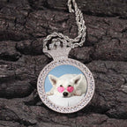 Iced Custom Crown Photo Moissanite Pendant
